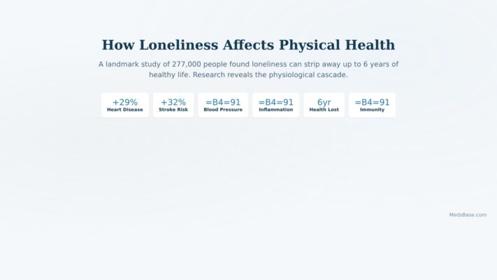 how loneliness affects physical health mind body connection