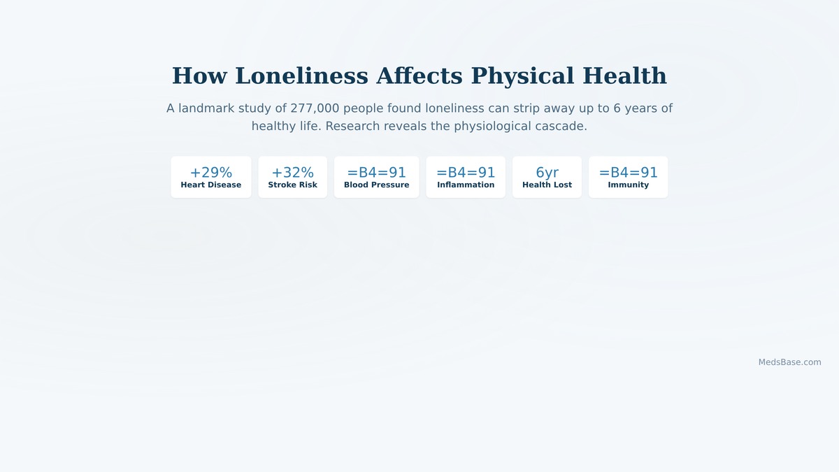 how loneliness affects physical health mind body connection