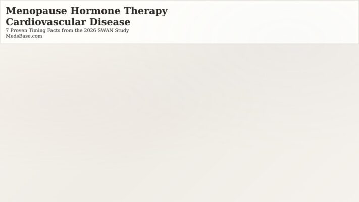 Menopause hormone therapy cardiovascular disease protection illustration