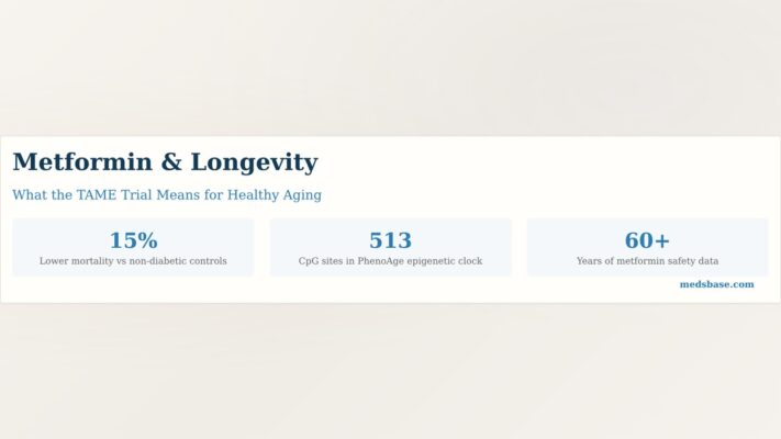 metformin longevity TAME trial biological aging epigenetic clock research