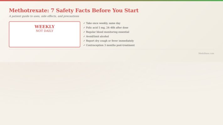 Methotrexate uses and side effects safety infographic 7 facts before starting treatment