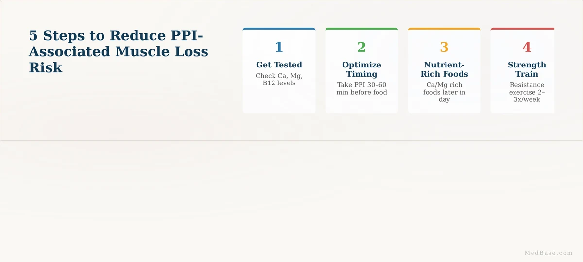 How to reduce PPI muscle loss risk — 5 steps to protect muscle strength