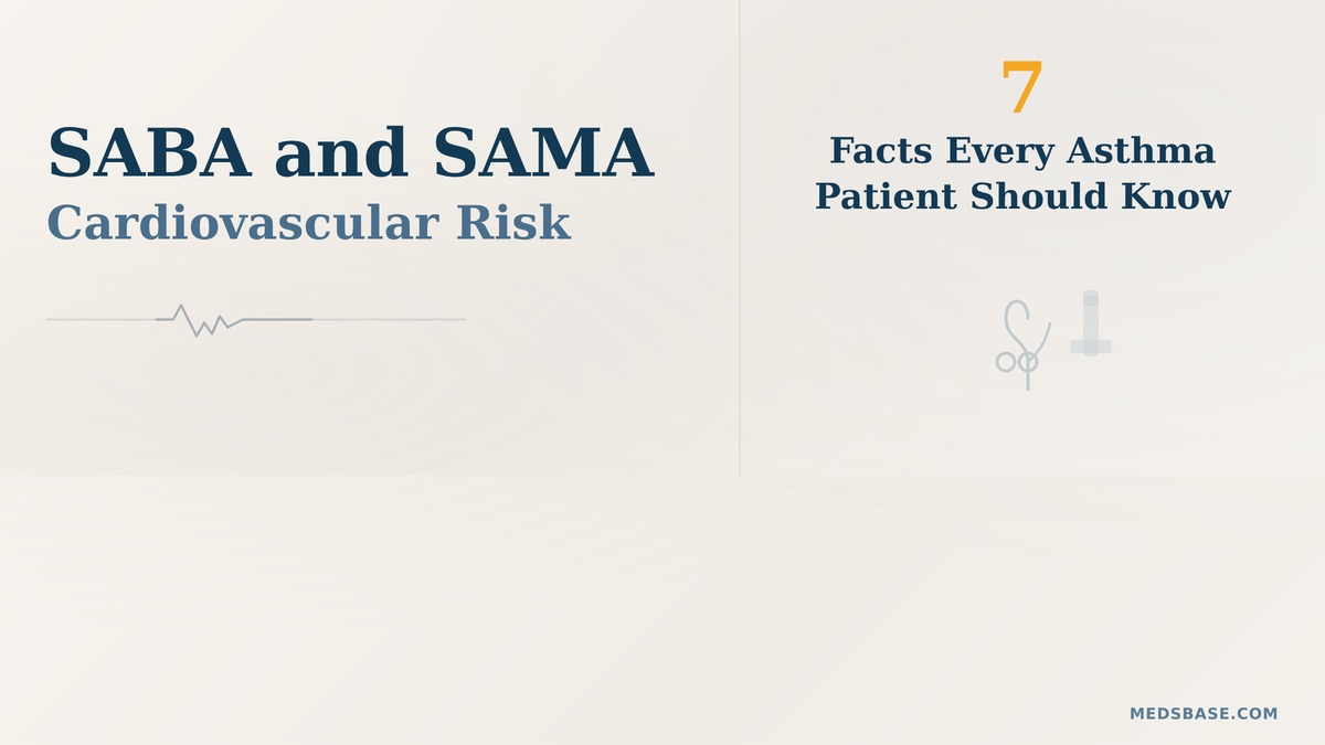 SABA and SAMA cardiovascular risk inhaler heart safety guide