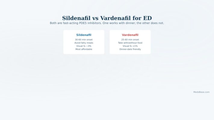sildenafil vs vardenafil comparison for erectile dysfunction