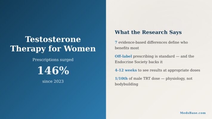 Testosterone therapy for women guide — prescriptions surged 146 percent since 2023
