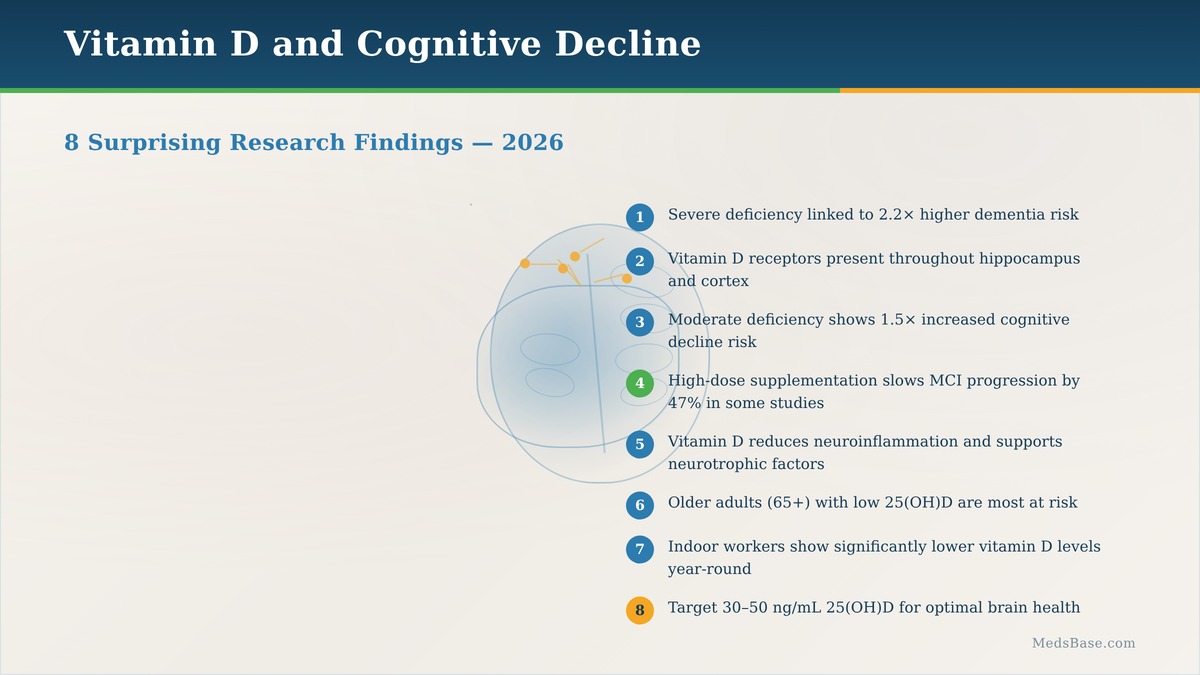Vitamin D and cognitive decline — brain health and dementia prevention research guide