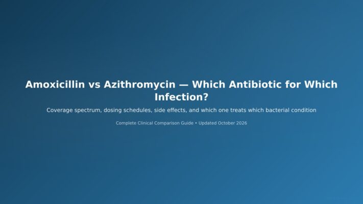 amoxicillin vs azithromycin for bacterial infections comparison guide