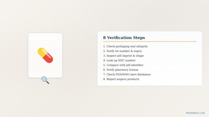 How to verify counterfeit medications online safety with 8 proven steps