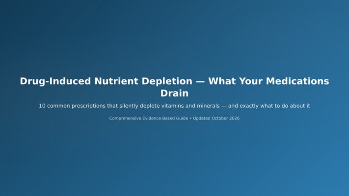 drug-induced nutrient depletion common medications — which prescriptions deplete vitamins and minerals