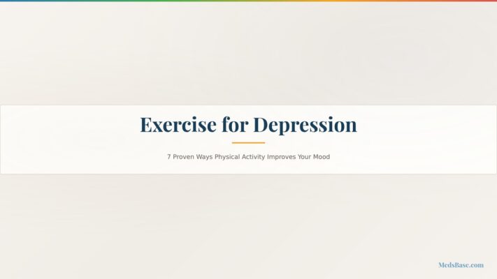 Exercise for depression woman walking on forest trail for mental health