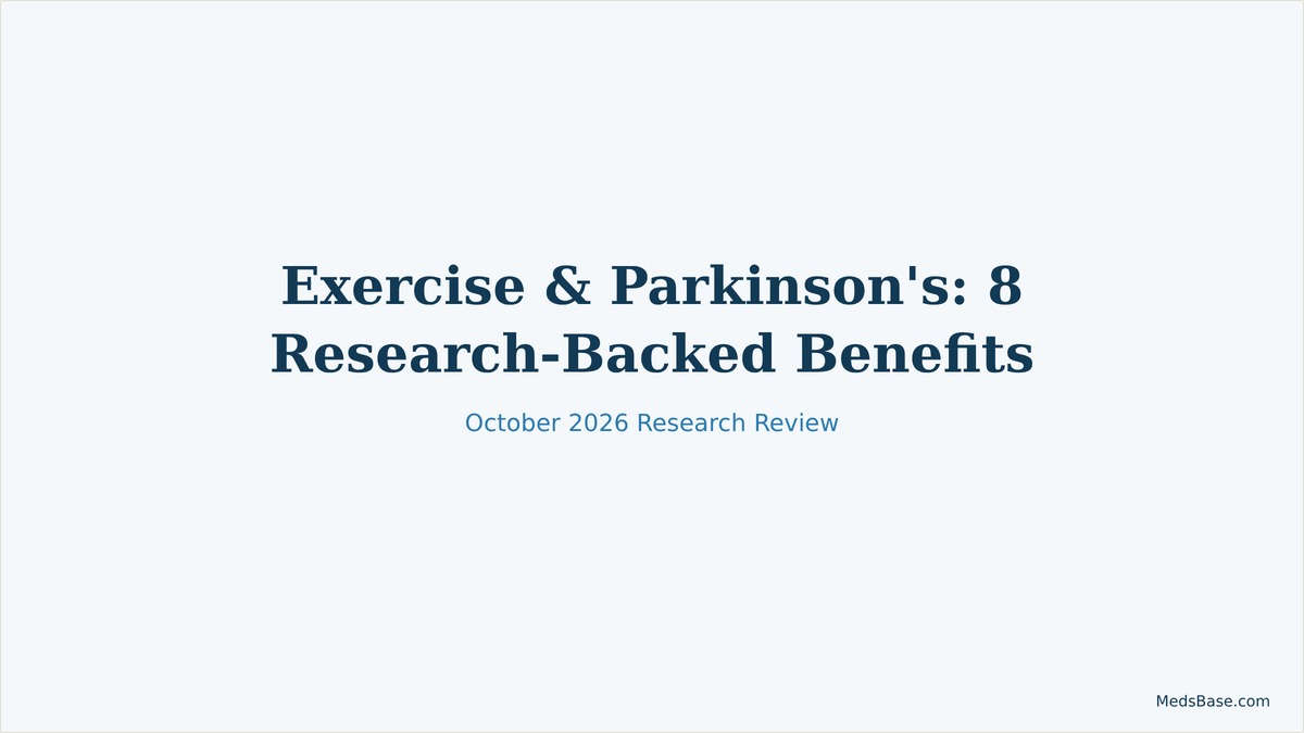 exercise Parkinsons disease progression research overview