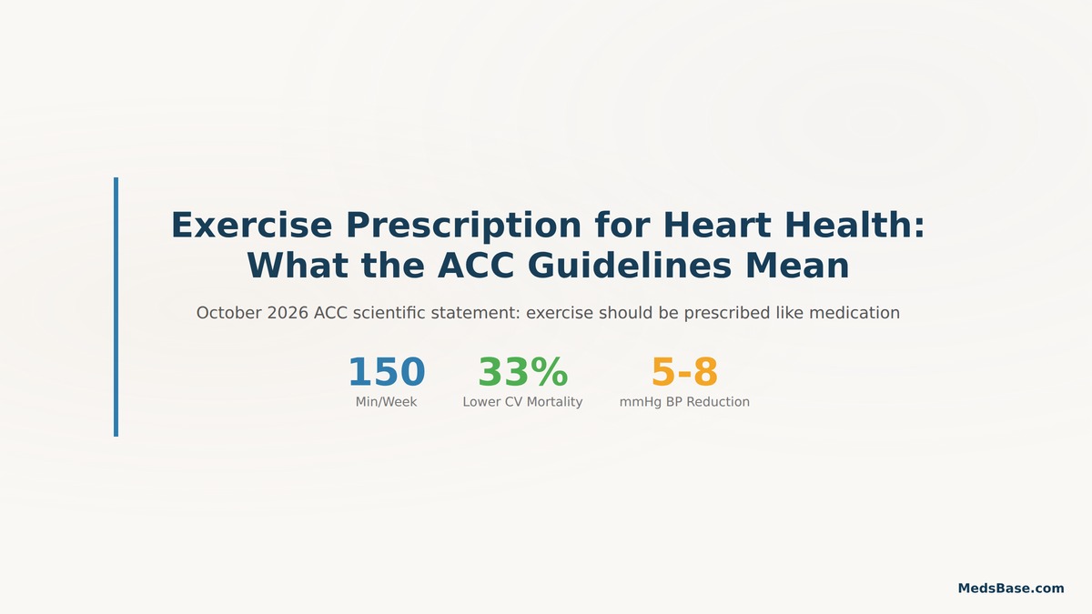 exercise prescription for heart health ACC guidelines 2026 cardiovascular fitness