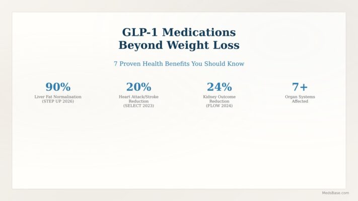 GLP-1 medications beyond weight loss benefits for liver heart kidney and brain health