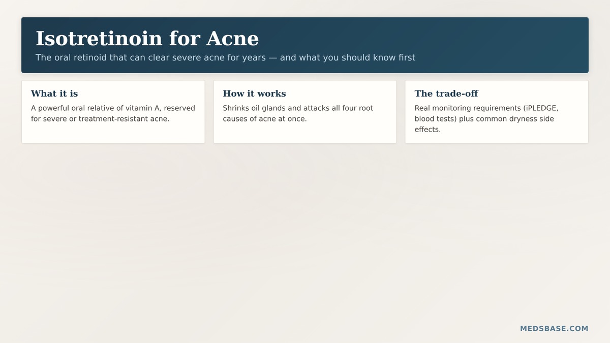 isotretinoin for acne oral retinoid complete guide