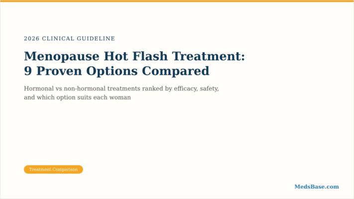 Menopause hot flash treatment hormonal vs non-hormonal options compared