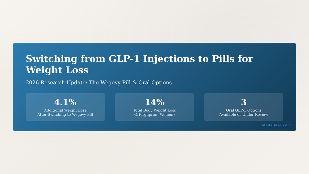 switching from GLP-1 injections to pills for weight loss comparison guide 2026