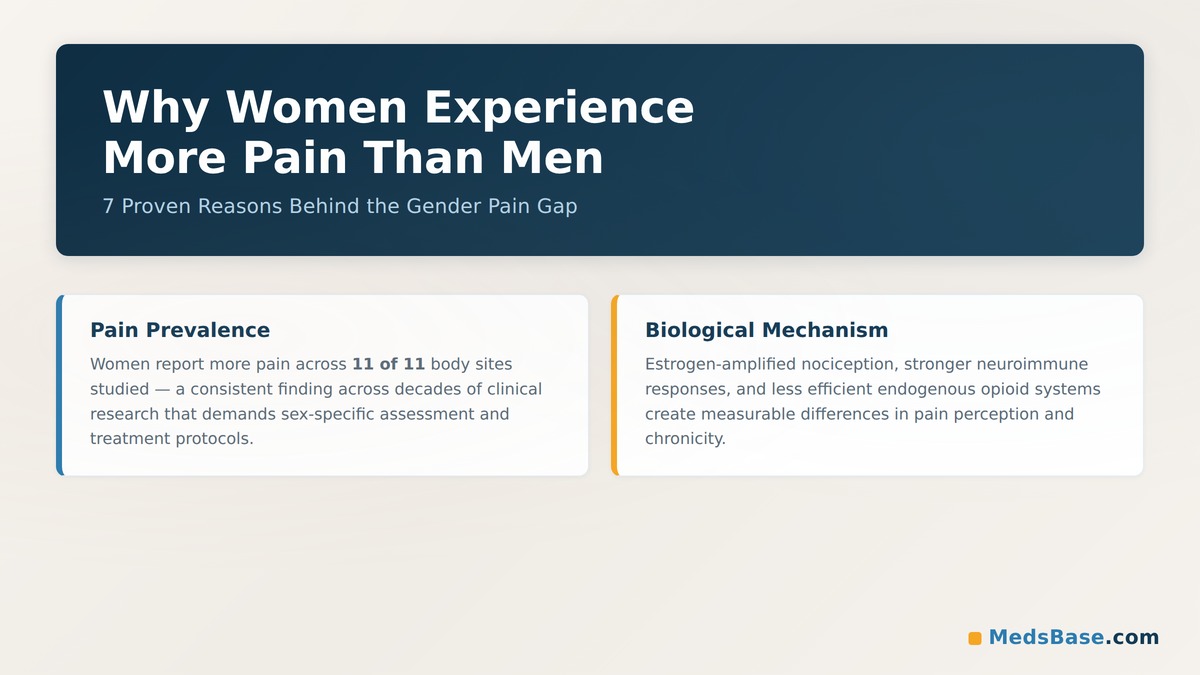 Why women experience more pain than men — 7 proven reasons behind the gender pain gap